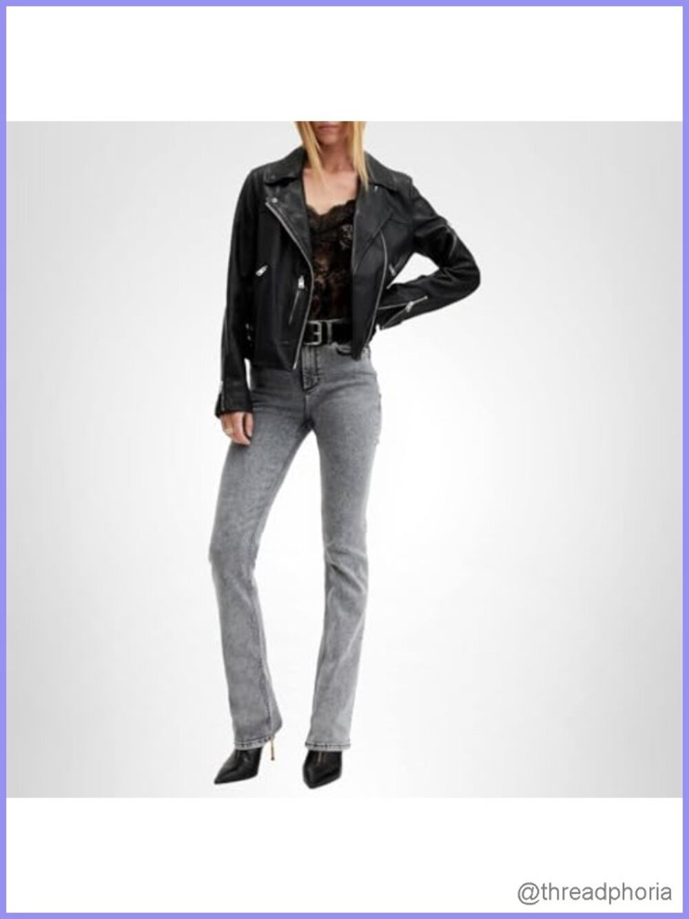Bootcut Jeans High Rise Stretch Cotton Blend Women's Denim Pants